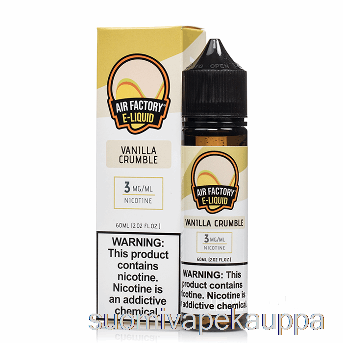 Vape Nesteet Vanilla Crumble - Ilmatehdas - 60ml 0mg